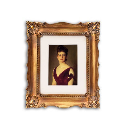 Maison Des Cadeaux Victorian Ornate Photo Frame (8X10, Gold) - image 1