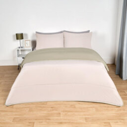 OHS Coverless 10.5 Tog Duvet & Pillowcase, Sage/natural - King - thumbnail 1