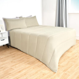 OHS Coverless 10.5 Tog Duvet & Pillowcase, Sage/natural - King - thumbnail 7