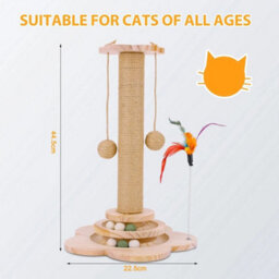 Cat Climbing Frame Scratching Post Kitten Indoor Cat Toy - thumbnail 2