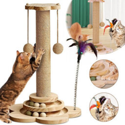 Cat Climbing Frame Scratching Post Kitten Indoor Cat Toy