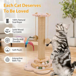 Cat Climbing Frame Scratching Post Kitten Indoor Cat Toy - thumbnail 3