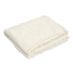 Thehotsale Milk Velvet 3D Leaves Comfortable Soft Warm Plush Fuzzy Throw Blanket Livingroom Bedroom Pation Beige 200Cm L X 150Cm W