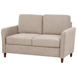 Beliani Living Room Set 5 Seater Mare Fabric Taupe With Storage - thumbnail 5