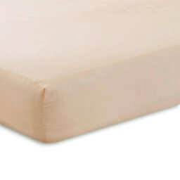 Kampala Hill Percale 16 Inch Deep Fitted Sheet Latte