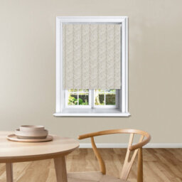 Lister Cartwright Beanstalk Leaf Patterned Roller Blinds - (180 X 140 Cm) Easy To Fit Child Safety Included - Calico - thumbnail 4