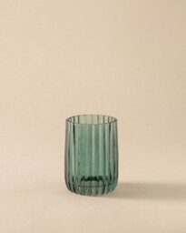 Cosmic Toothbrush Holder, Tumbler, Resistant Glass, 8Cm Diameter, Free-Standing, Forest, Lido Collection