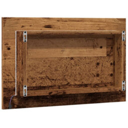 Walplus Bathroom Mirror With Led Light Old Wood 60X8.5X38 Cm - thumbnail 8