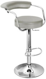 Boham Grey Breakfast Bar Stool Arms - thumbnail 1