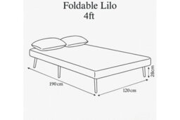 Kosy Koala Double Sofa Bed Sleeper Foldable Portable Pillow Lounge Couch Grey Sofa Bedliving Room Furniture - thumbnail 6