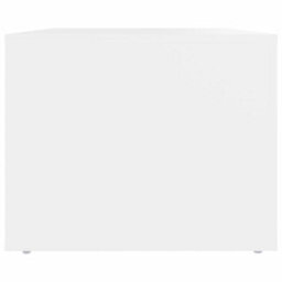 Berkfield Coffee Table White 80X50X40 Cm Engineered Wood - thumbnail 7