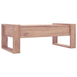 Berkfield Coffee Table 110X60X40 Cm Solid Teak Wood - thumbnail 4