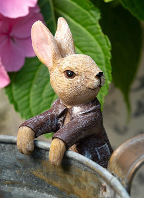Jardinopia Pot Buddies Plant Pot Ornament - Beatrix Potter - Benjamin Bunny - image 1