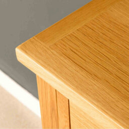 London Oak Telephone Table With Drawer - By Roseland Furniture - thumbnail 7