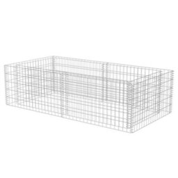 Vidaxl Gabion Planter Galvanised Steel 180X90X50 Cm - thumbnail 2