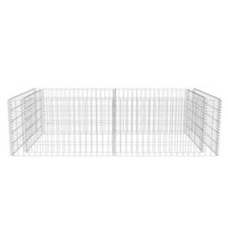 Vidaxl Gabion Planter Galvanised Steel 180X90X50 Cm - thumbnail 4