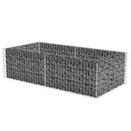 Vidaxl Gabion Planter Galvanised Steel 180X90X50 Cm - thumbnail 3
