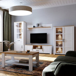 Furniture To Go Bohol Tv Unit Inc. Led Light In Riviera Oak/white - thumbnail 7
