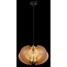 Luminosa Lighting Luminosa Sakura 44Cm Wire Frame Pendant Ceiling Light Matt Black 1X E27 - thumbnail 4