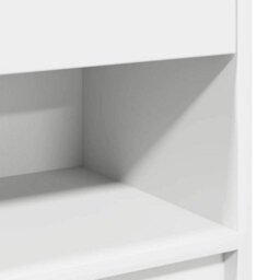 Berkfield Bedside Cabinet With Drawer White 39X28X41 Cm - thumbnail 9