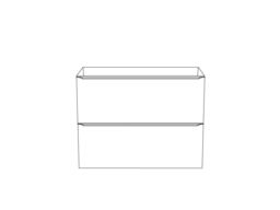 GoodHome Imandra Gloss Grey Wall-Mounted Bathroom Vanity Unit (H) 600mm (W) 800mm - thumbnail 8