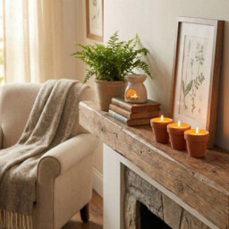 Urbn-Living Set Of 6 - Citronella Scented Candles - thumbnail 4