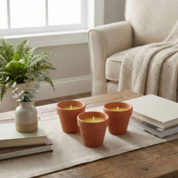 Urbn-Living Set Of 6 - Citronella Scented Candles - thumbnail 2