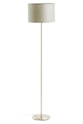 Orsina Sleek Stainles Steel Stand Of Our Floor Lamp, Versatile Livingroom Lamp, Contemporary Tall Bedroom Lamp