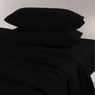 Homes & Linen Pair Of Pillow Cases Flannelette 100% Brushed Cotton Pillow Cases