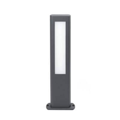 Luminosa Lighting Luminosa Nanda Led Outdoor Short Bollard Light Dark Grey Ip54 - image 1