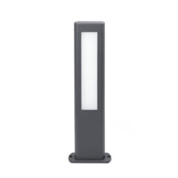 Luminosa Lighting Luminosa Nanda Led Outdoor Short Bollard Light Dark Grey Ip54 - thumbnail 1
