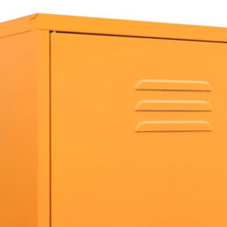 Vidaxl Wardrobe Mustard Yellow 90X50X180 Cm Steel - thumbnail 8