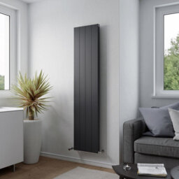 Agadon Madrid Aluminium Designer Radiator 1800 X 400 mm Anthracite - 3365 Btu - 10 Years Guarantee - thumbnail 1