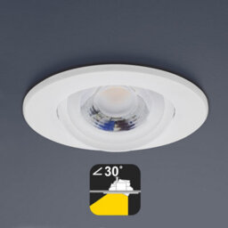 Long Life Lamps Company 3W Adjustable Round Led Recessed Ceiling Downlight 3000K Clr14 - thumbnail 6