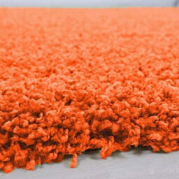 Abaseen 80X150 Cm Orange Shaggy Rug - Soft Touch Thick Pile Modern Rugs - Washable Area Rugs For Home And Office - thumbnail 2