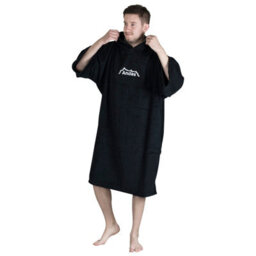 Andes Beach Towel Robe - Adult Black - thumbnail 1