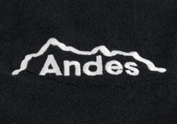 Andes Beach Towel Robe - Adult Black - thumbnail 3