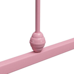 Berkfield Bed Frame Pink Metal 140X200 Cm - thumbnail 5