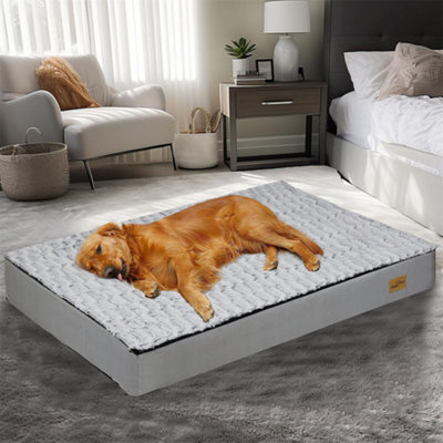 Bingopaw 110X85X10Cm Xl Memory Foam Platform Dog Bed Orthopedic Pet Bed Mattress Kennel Crate Pad - image 1