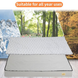 Bingopaw 110X85X10Cm Xl Memory Foam Platform Dog Bed Orthopedic Pet Bed Mattress Kennel Crate Pad - thumbnail 9