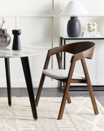 Beliani Set Of 2 Dining Chairs Yuba Wood Light Grey - thumbnail 2
