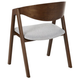Beliani Set Of 2 Dining Chairs Yuba Wood Light Grey - thumbnail 7
