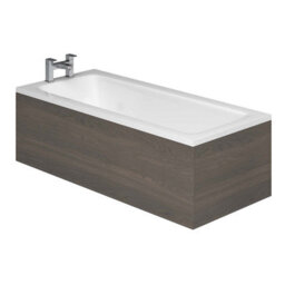 Plum&clay Novela Dark Wood Front Bath Panel (L)1800mm - thumbnail 1