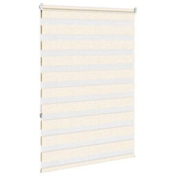 Berkfield Modern Zebra Blind Marble Beige 100X150 Cm Fabric Width 95.9 Cm Polyester - thumbnail 4