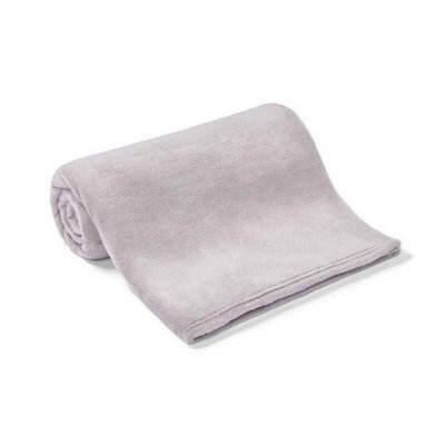 Brand Lab Pet Teddy Fleece Blanket Silver Grey (150Cm X 100Cm)