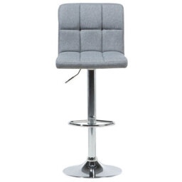 Beliani Set Of 2 Bar Chairs Marion Swivel Light Grey - thumbnail 5