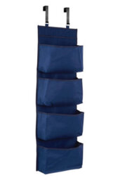Orsina Over Door Dark Blue Hanging Organiser