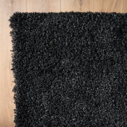 "Bravich Charcoal Thick Shaggy Rug - California - 60X110Cm (2'x3'7"")" - thumbnail 4