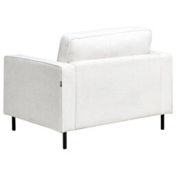 Beliani Armchair Savalen Fabric Off-White - thumbnail 6