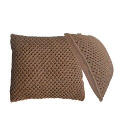 Artisan Furniture Solid Wood Myra Cushion Set Of 2 - Coffee - thumbnail 6